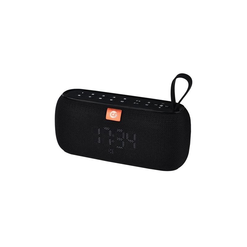 ALTAVOZ BLUETOOTH CLOCK 10W NEGRO...