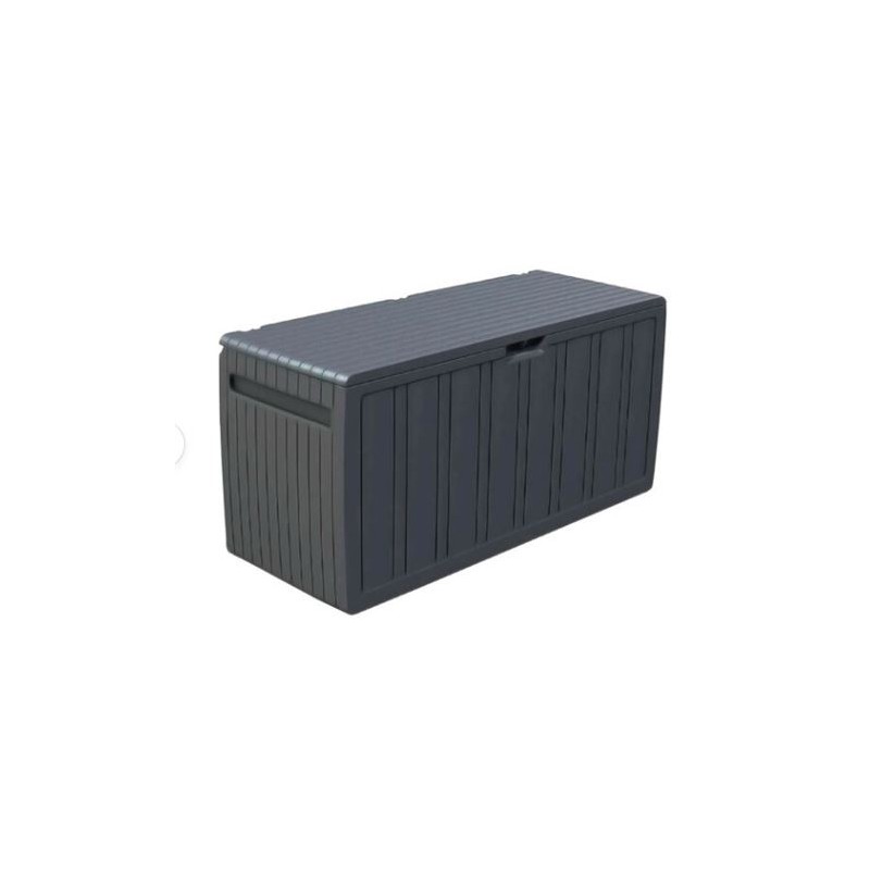 BAUL RESINA GRIS 270LITROS 117X45.5X57CM