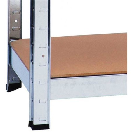 ESTANTERIA MODULAR GALVANIZADA CON 5 BALDAS AJUSTABLES 180X90X40CM