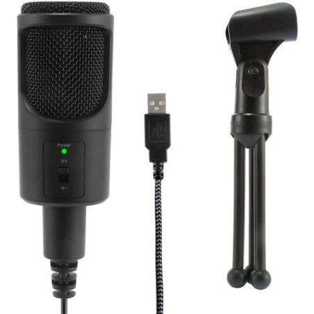 MICROFONO MIC STUDIO 50 | OMNI DIRECCIONAL | LED | WOXTER