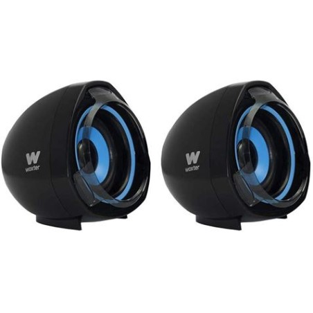 ALTAVOCES 2.0 BIG BASS 70 15W USB AZUL WOXTER