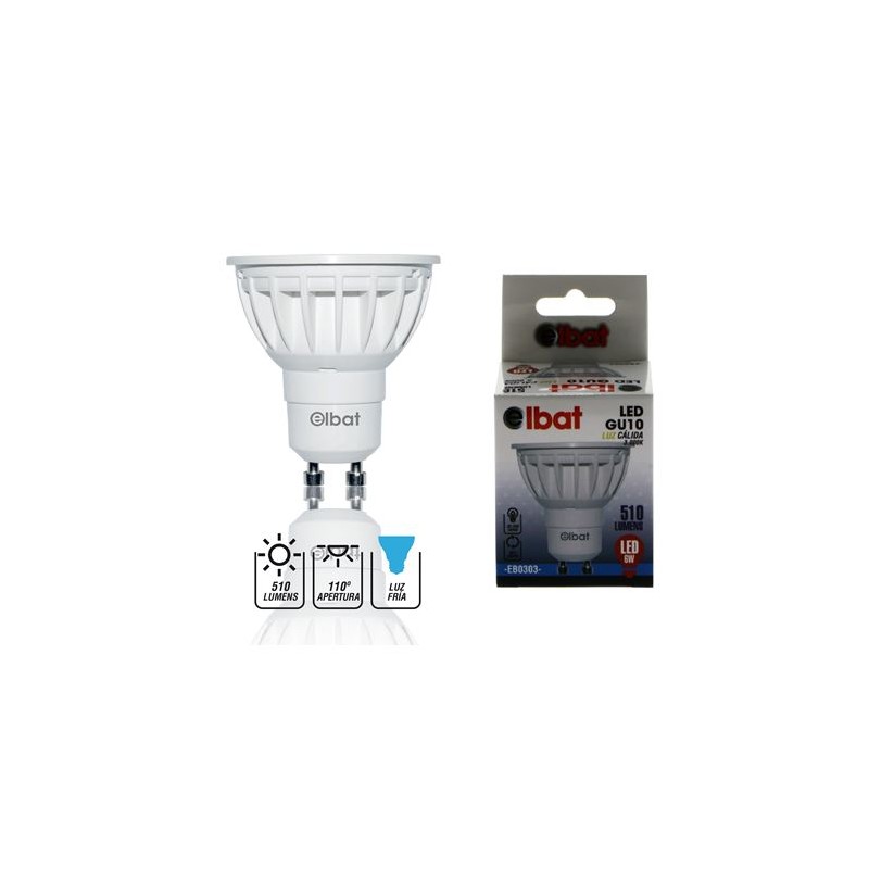 PACK 3 BOMBILLAS LED GU10 | 6W |...