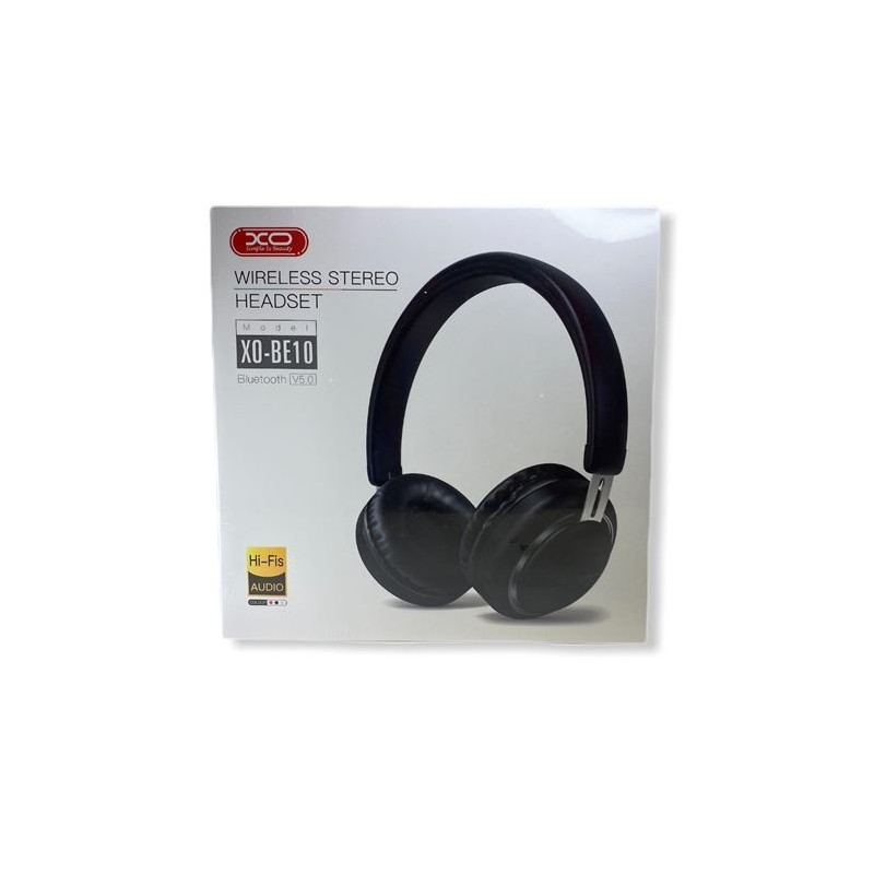 AURICULARES BE10 BLUETOOTH NEGROS XO