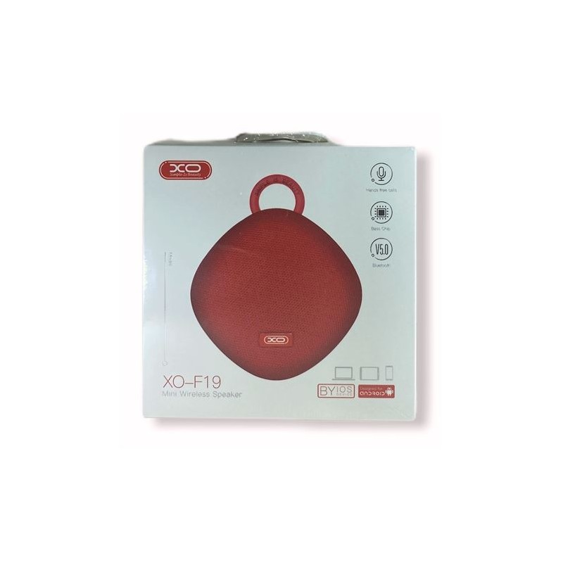 ALTAVOZ F19 BLUETOOTH ROJO XO