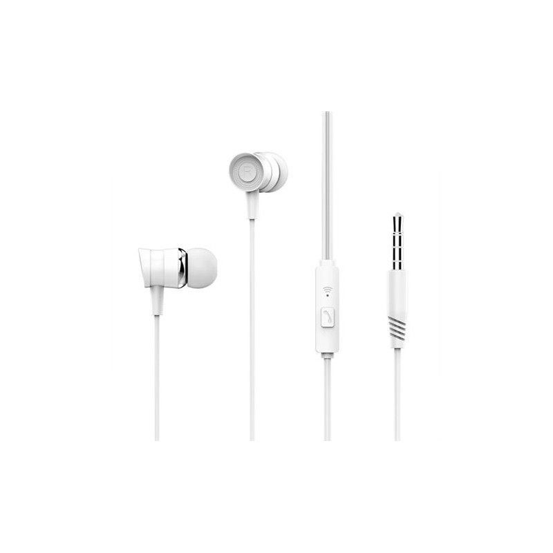 AURICULAR + MICROFONO EP20 MUSIC BLANCO