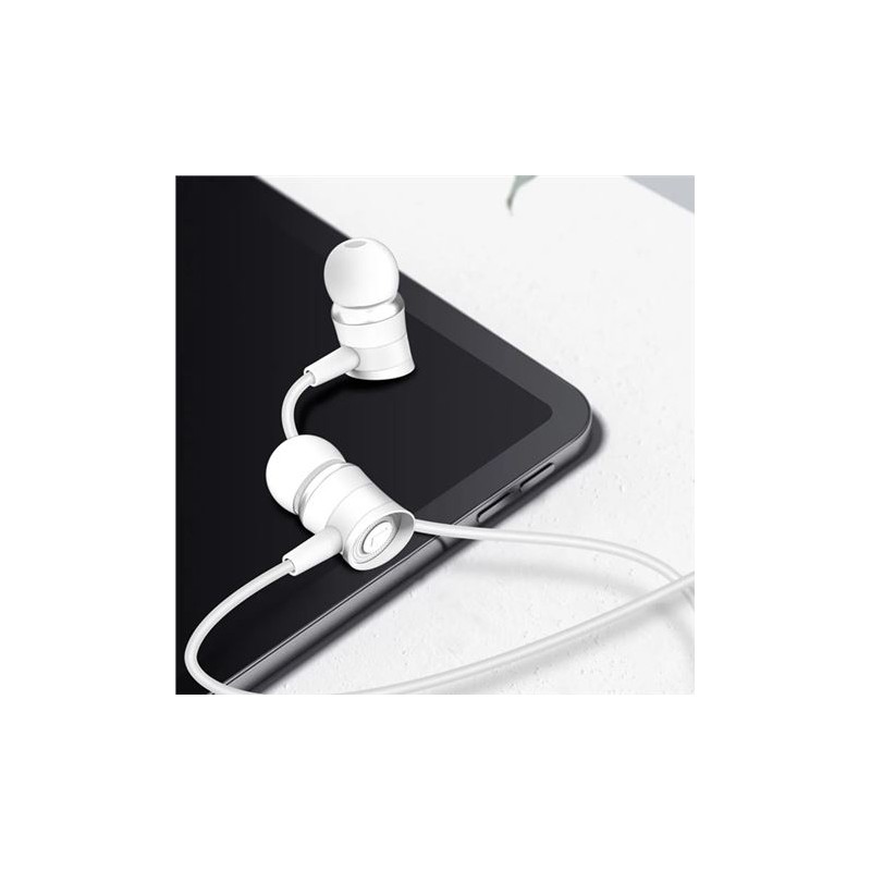 AURICULAR + MICROFONO EP20 MUSIC NEGRO