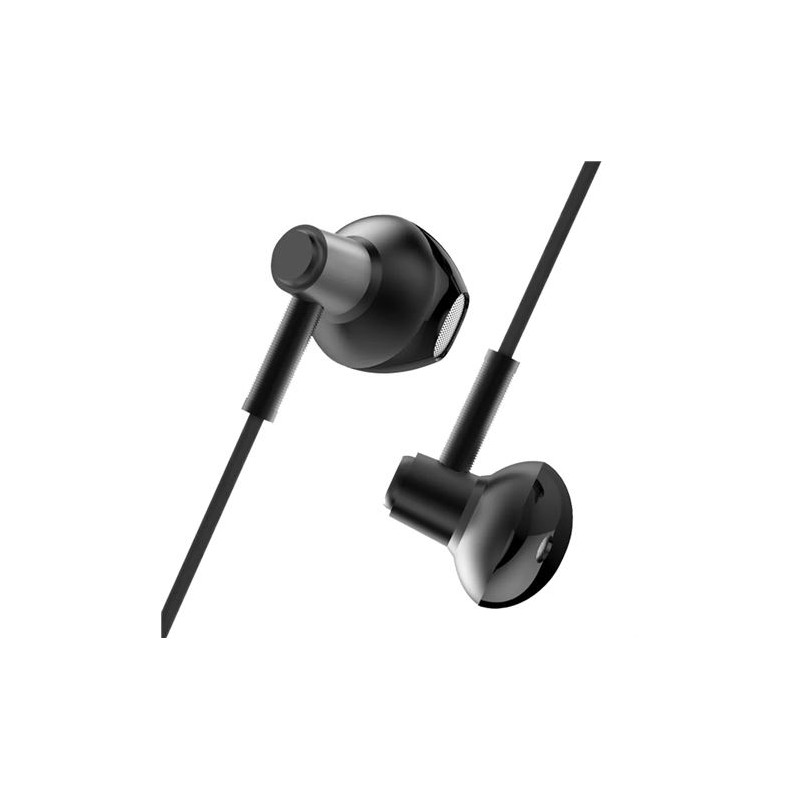 AURICULAR + MICROFONO EP19 MUSIC NEGRO