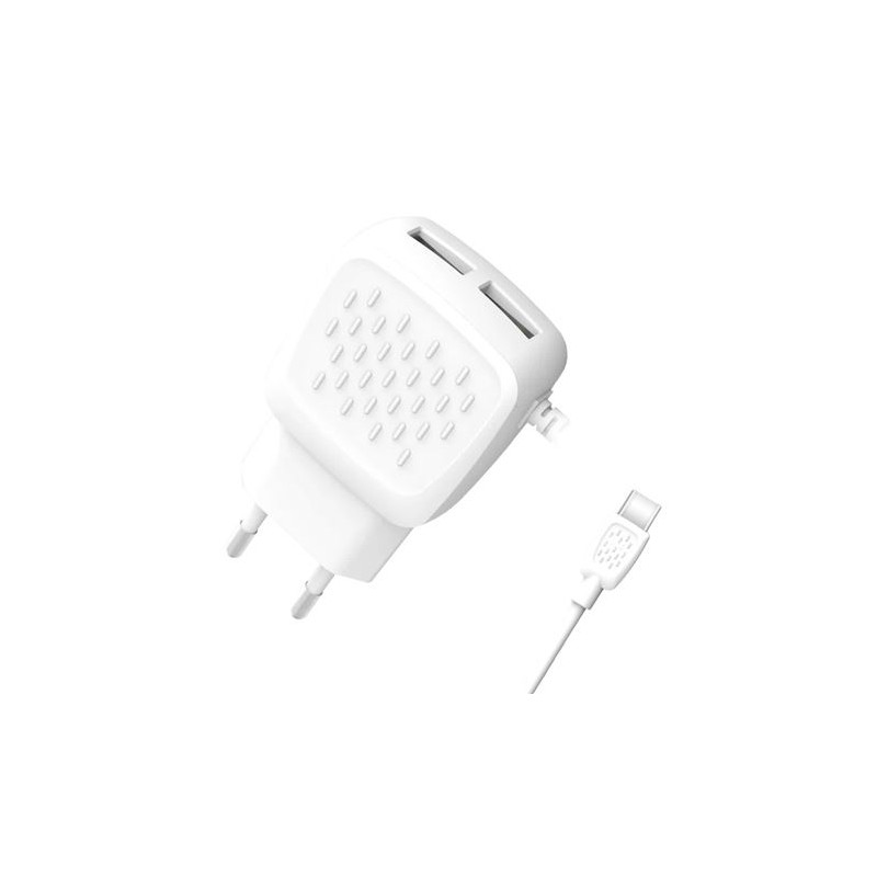 CARGADOR CORRIENTE L51 2.1A TIPO C +...