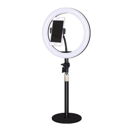KIT YOUTUBER L03 BASE + SOPORTE SMARTPHONE + LUZ 10" XO