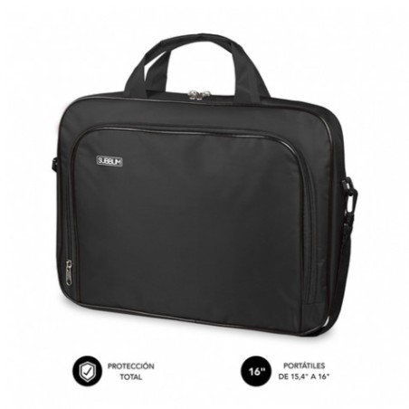 MALETIN PORTATIL SUBBLIM OXFORD 15.4"- 16" NEGRO