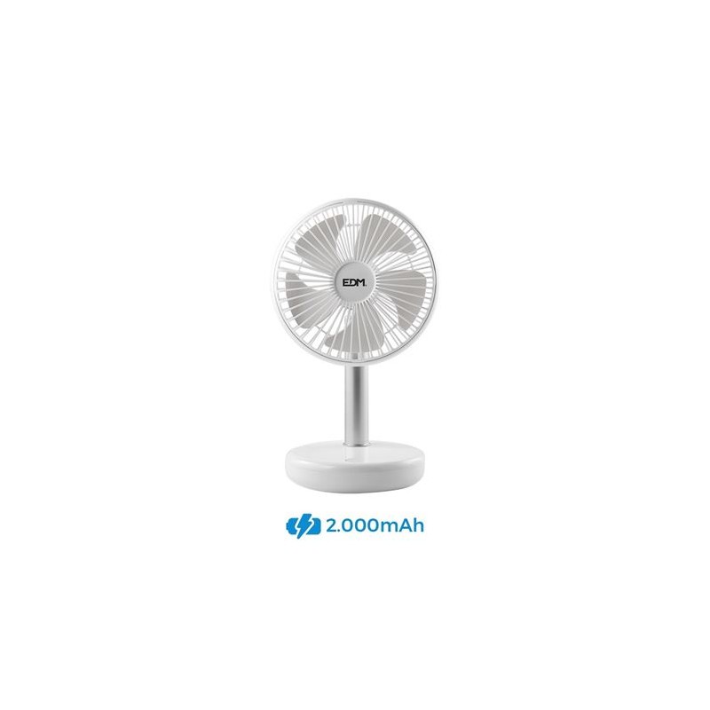 VENTILADOR SOBREMESA RECARGABLE...