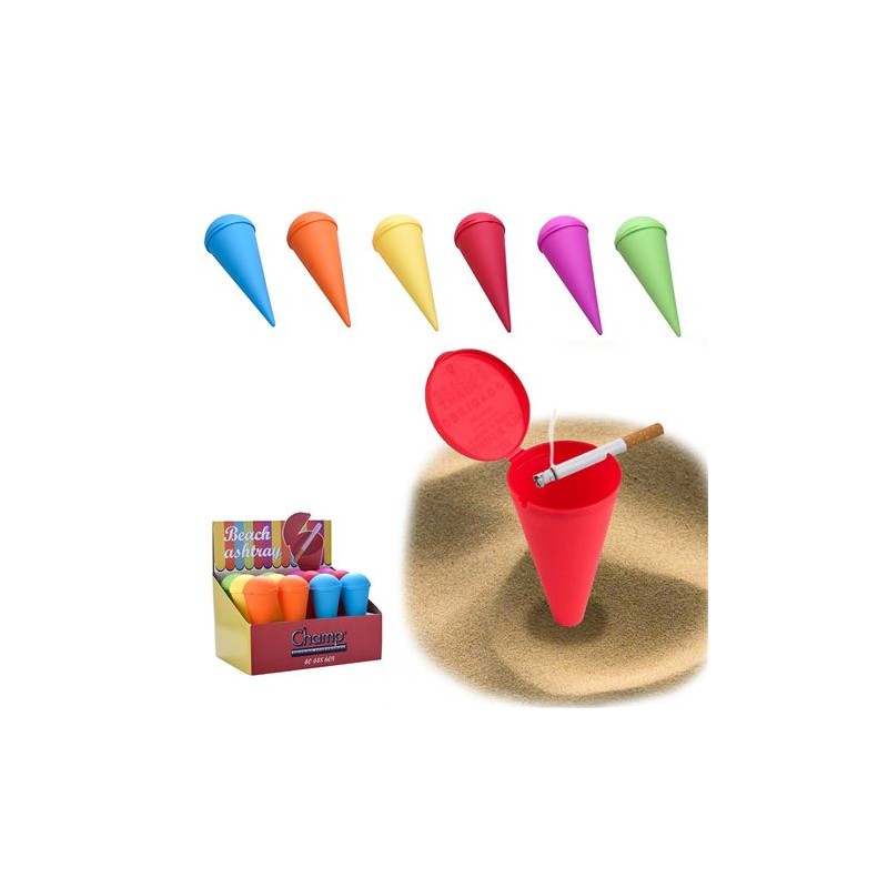 CENICERO 15CM PARA PLAYA COLORES...
