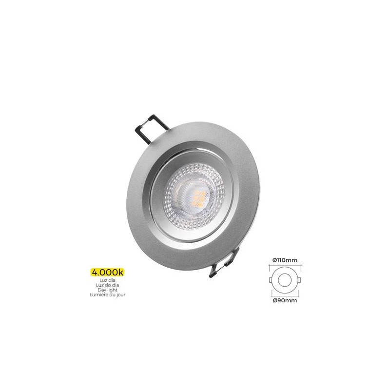 DOWNLIGHT LED EMPOTRAR 5W 380 LUMEN...