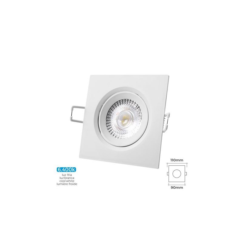 DOWNLIGHT LED EMPOTRABLE 5W 380 LUMEN...