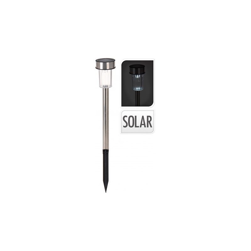 ESTACA SOLAR 36CM INOX MOD. CILINDRO