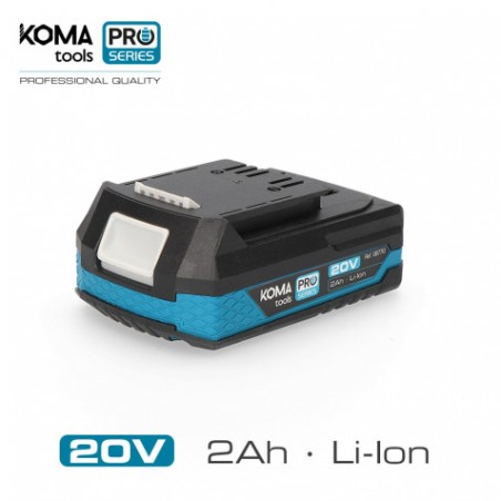 BATERIA LITIO 20V 2.0AH KOMA TOOLS PRO SERIES EDM