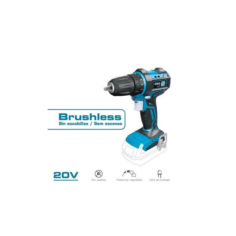 TALADRO ATORNILLADOR 20V KOMA TOOLS...