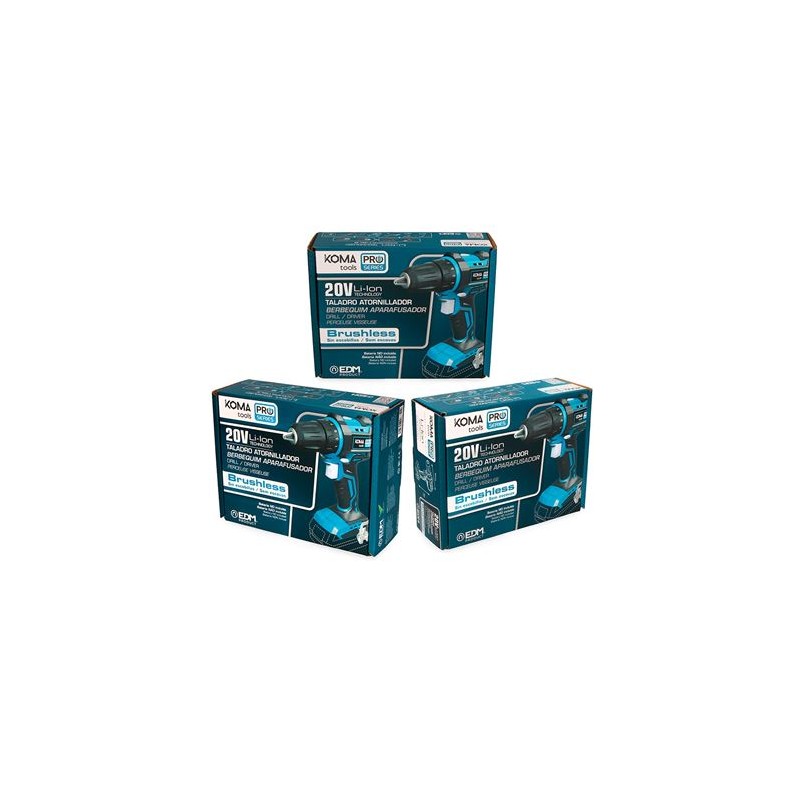 TALADRO ATORNILLADOR 20V KOMA TOOLS...