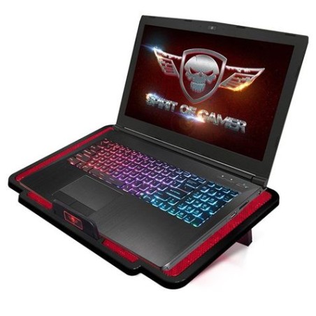 BASE REFRIGERADORA PARA PORTATILES HASTA 15.6" SPIRT OF GAMER AIRBLADE 100B