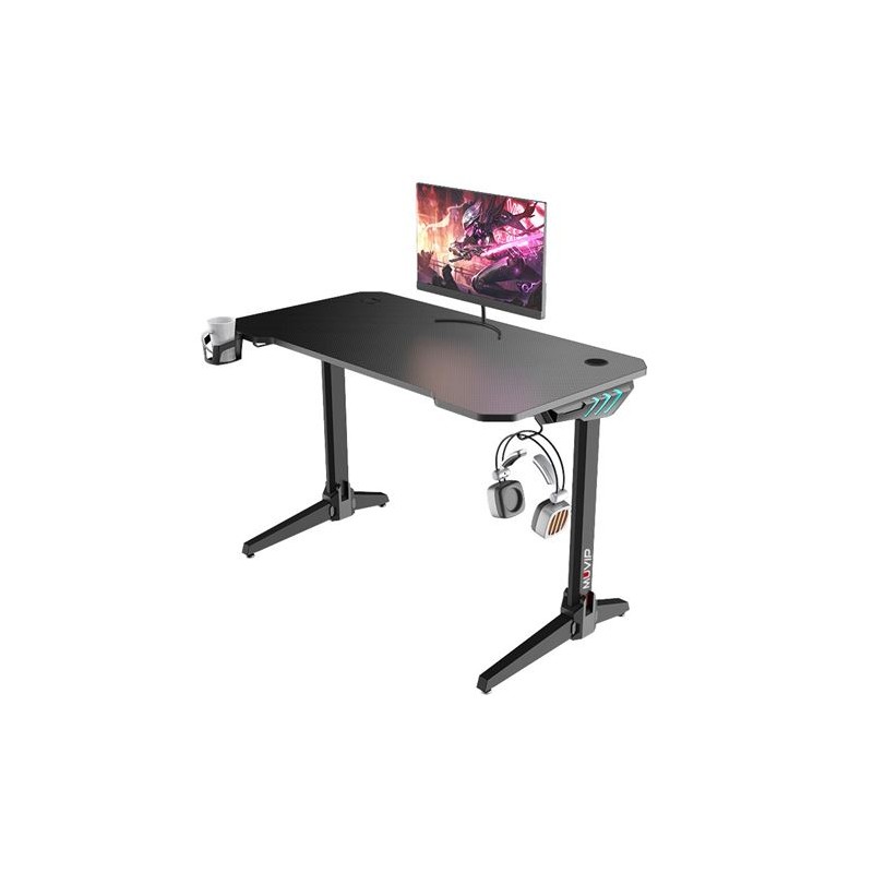 MESA GAMING PRO700 FIBRA CARBONO LUZ...