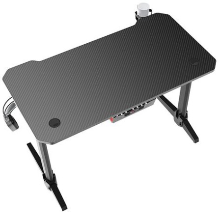 MESA GAMING PRO700 FIBRA CARBONO LUZ RGB MUVIP