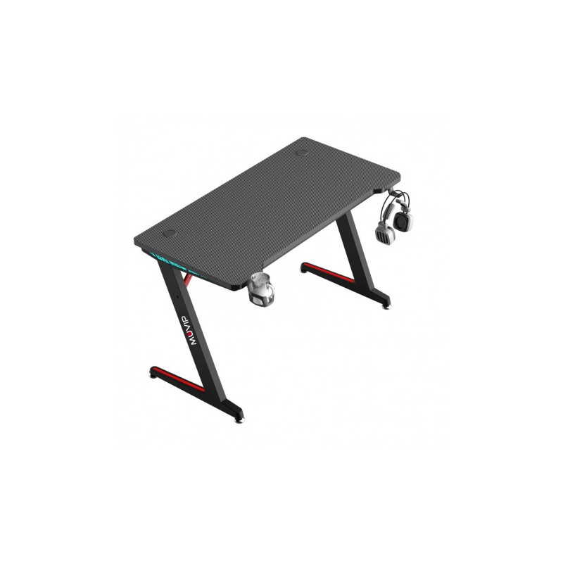 MESA GAMING PRO300 FIBRA CARBONO LUZ...