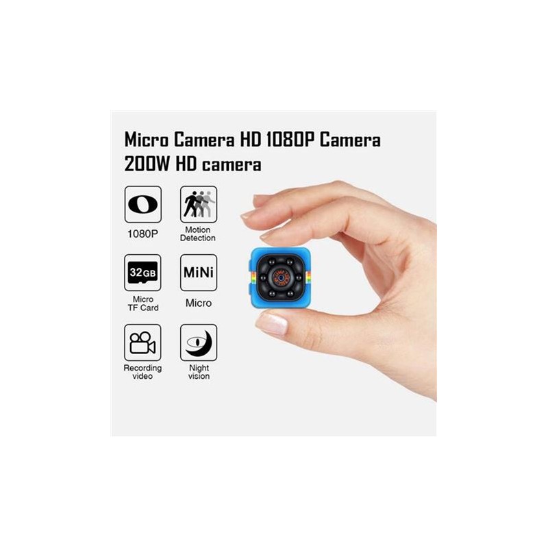 MINI VIDEOCAMARA FULL HD 1080P ROJA...