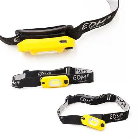 LINTERNA CABEZA RECARGABLE 1W 3.7V 250MAH EDM