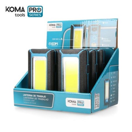 LINTERNA LED PROFESIONAL COB 500LUMENS 8W HOMA TOOLS