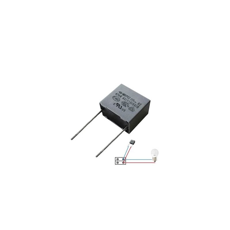 CONDENSADOR PARA BOMBILLA LED
