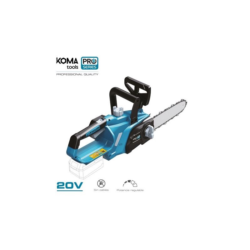 MOTOSIERRA 20V (SIN BATERIA Y...