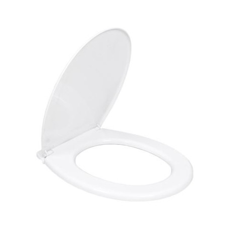 TAPA INODORO BASIC BLANCA 600GR CON TORNILLOS EDM
