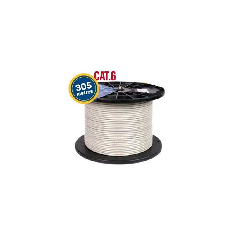 BOBINA CABLE RED UTP CAT6 305 METROS...