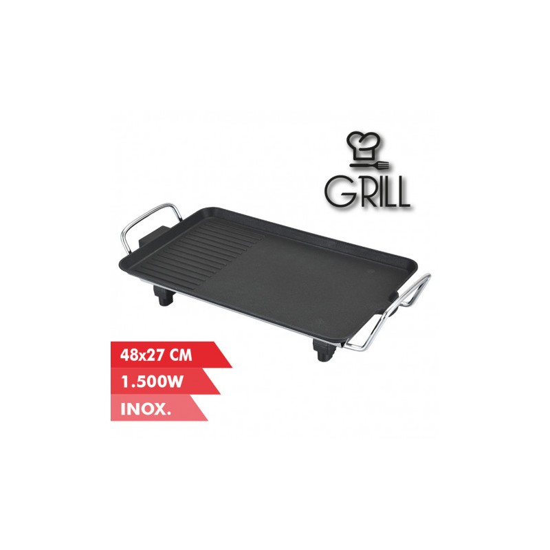PLANCHA DE ASAR 48X27CM 1500W MUVIP