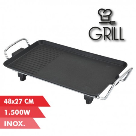 PLANCHA DE ASAR 48X27CM 1500W MUVIP