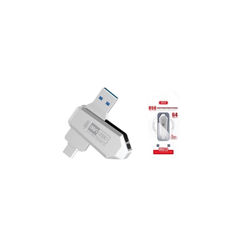 PENDRIVE U50 OTG TIPO C USB 3.0 64GB XO