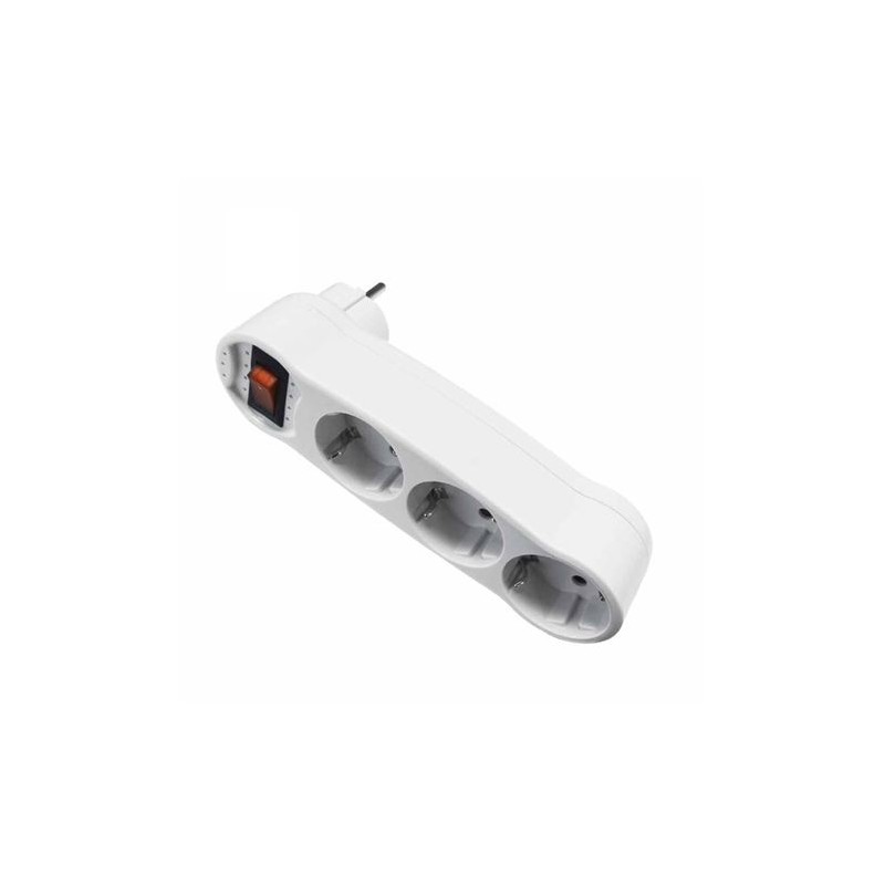 CLAVIJA TRIPLE CON INTERRUPTOR 4,8MM...