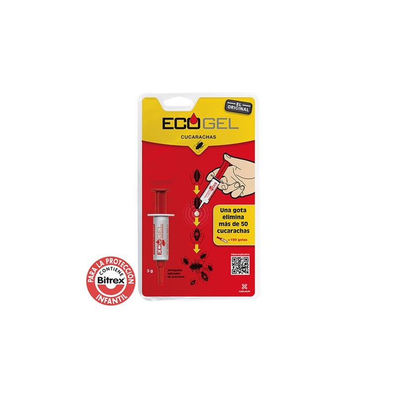 ECOGEL CUCARACHAS 5GR. JERINGA