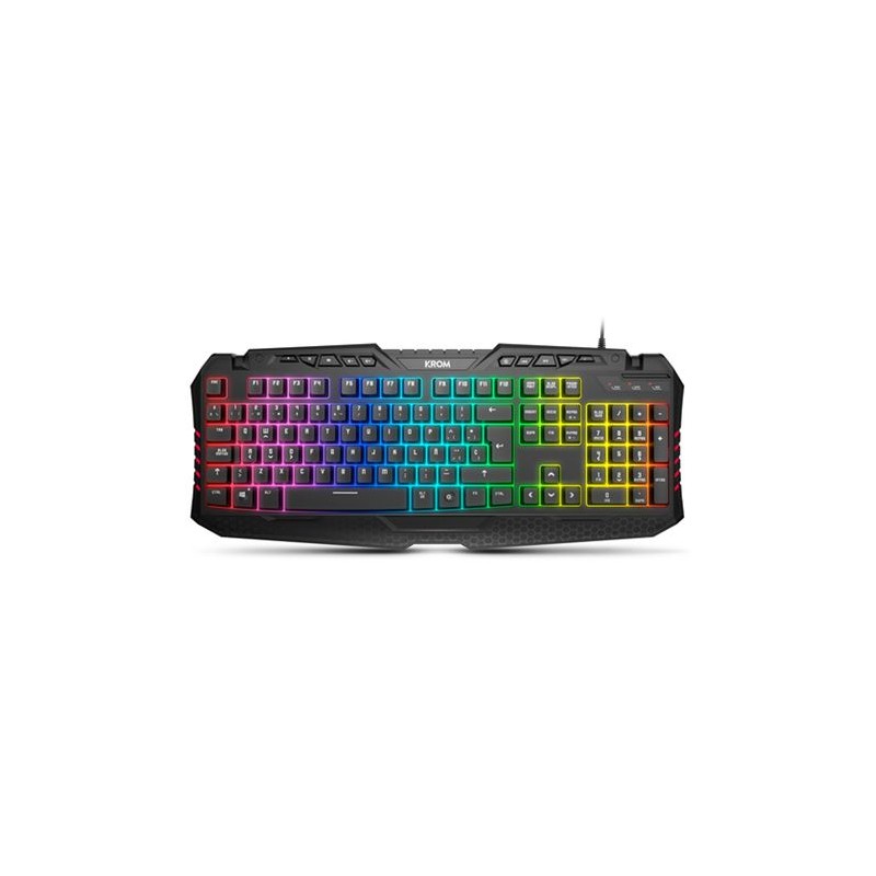 TECLADO GAMING KROM KYRA RGB USB
