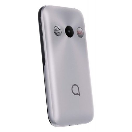 TELEFONO MOVIL ALCATEL 20.19G SILVER |TECLAS GRANDES| BT | CAMARA | SOS |