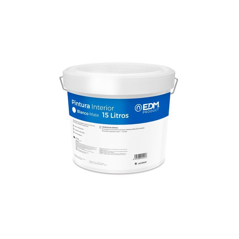 PINTURA PLASTICA MATE INTERIOR BLANCA...