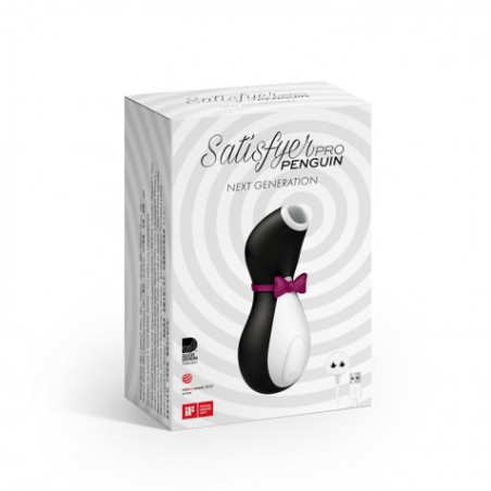 SUCCIONADOR DE CLÍTORIS PRO PENGUIN NEXT GEN NEGRO SATISFYER