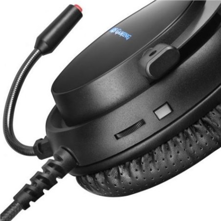 AURICULAR DIADEMA CON MICRÓFONO MARS GAMING MH4X | SONIDO 7.1 | RGB