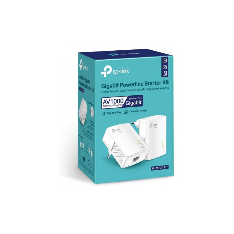 KIT ADAPTADORES PLC POWERLINE GIBABIT...