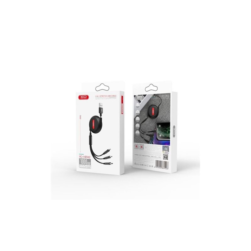 CABLE 3 EN 1 NB142 USB - (LIGHTNING +...