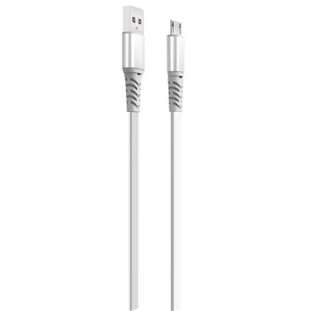 CABLE NB154 CARGA RAPIDA USB - MICRO USB | 2A | 1 METRO | PLATA XO