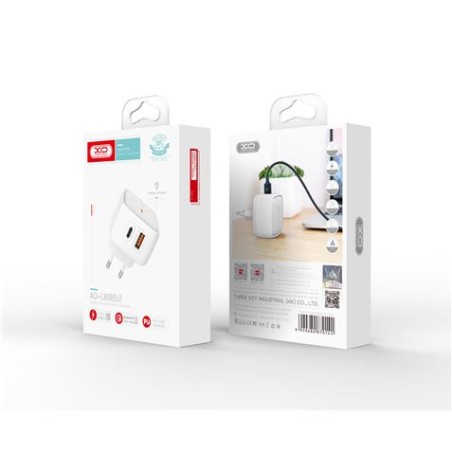 CARGADOR DE CORRIENTE L60 18W + QUICK CHARGE 3.0 XO