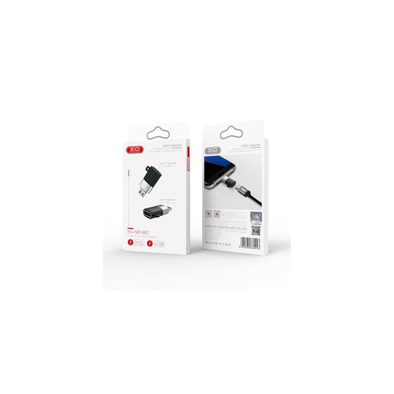 ADAPTADOR NB149-C TIPO C A MICRO USB XO