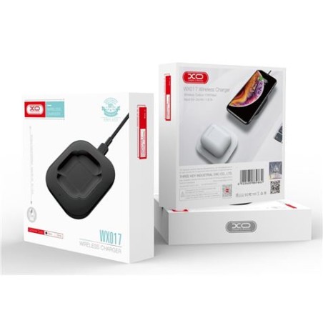 BASE DE CARGA INALAMBRICA WX017 AIRPODS 2 / PRO 10W BLANCA XO
