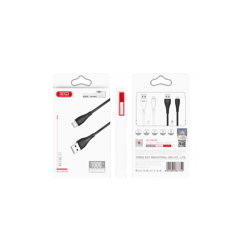 CABLE NB146 CARGA RAPIDA SILICONA USB...